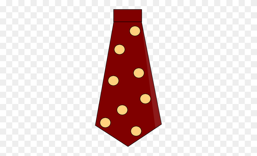 219x450 Dad's Red Tie Clip Art Image - Red Tie Clipart