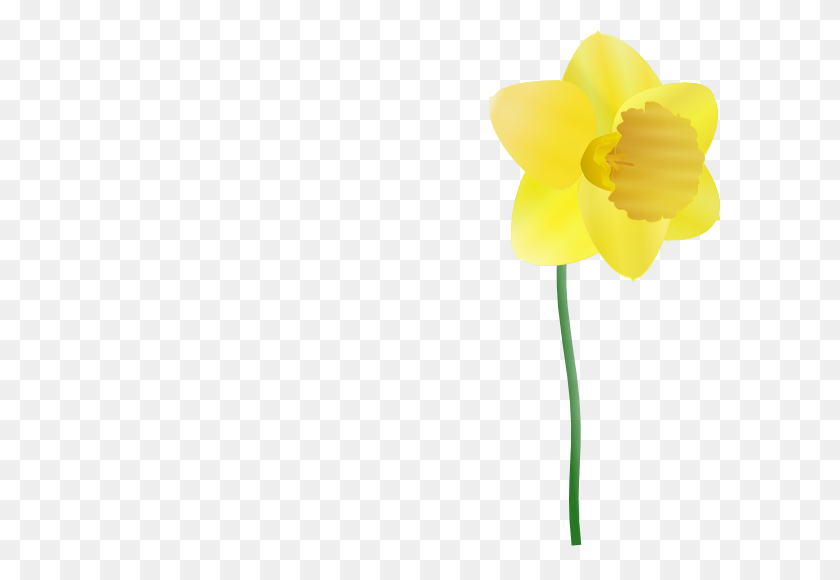 600x520 Daffodil Clip Art Free Vector - Daffodil Clip Art