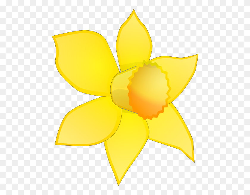 492x597 Daffodil Flower Clip Art Daffodil Image Stripped Clip Art - Row Of Flowers Clipart