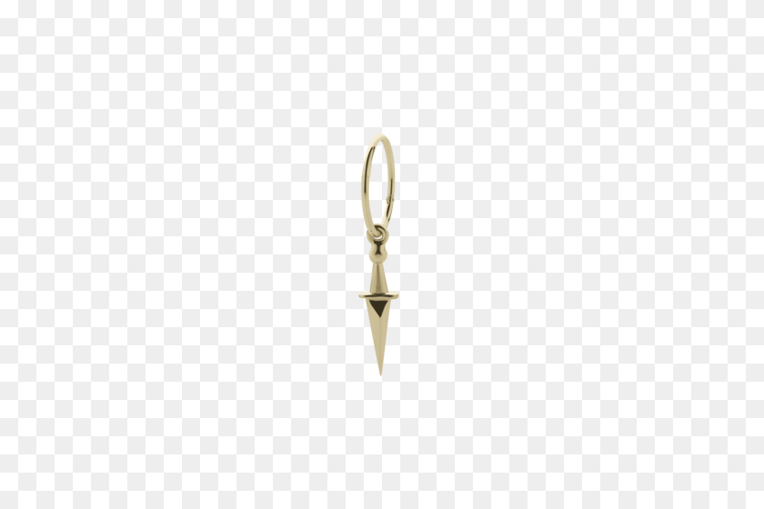 500x500 Dagger Endless Hoop Earring Single Meadowlark Jewellery - Earring PNG