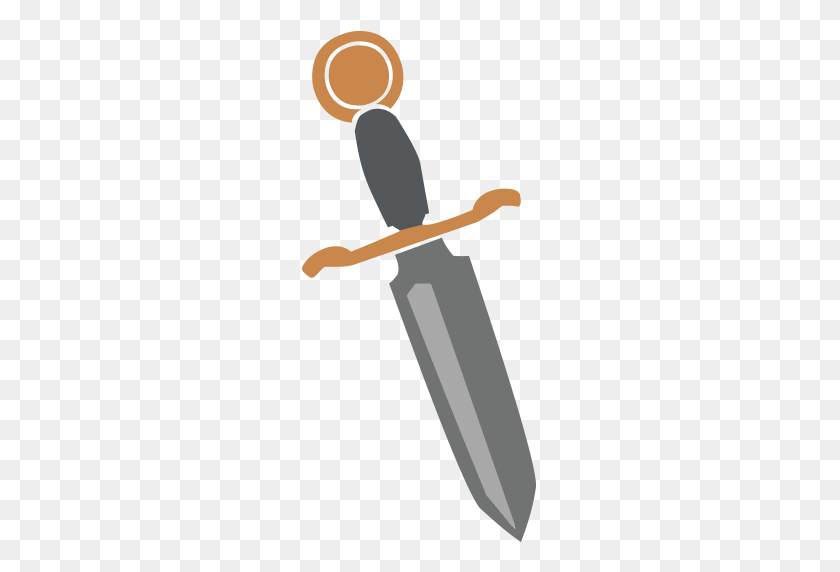 512x512 Dagger Knife Emoji For Facebook, Email Sms Id - Knife Emoji PNG