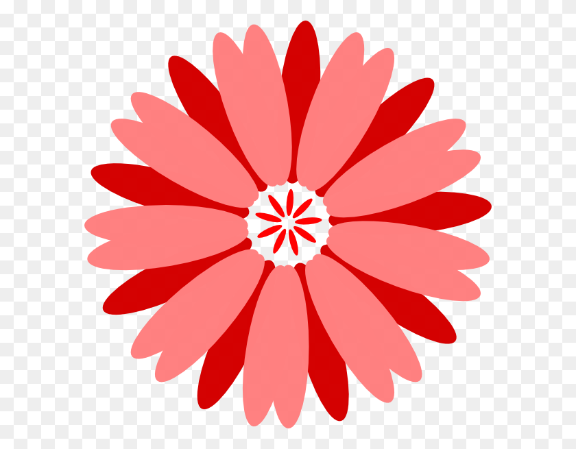 594x595 Dahlia Flower Clip Art - Flower Clipart