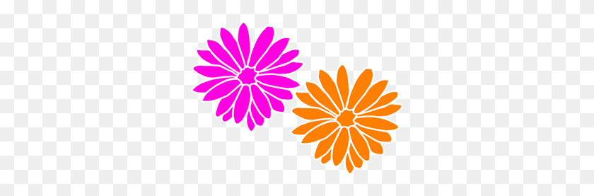 300x217 Dahlia Pink Png Cliparts For Web - Marigold Png