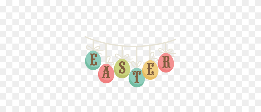 300x300 Freebie Diario Miss Kate Cuttables Easter Banner - Easter Banner Clipart