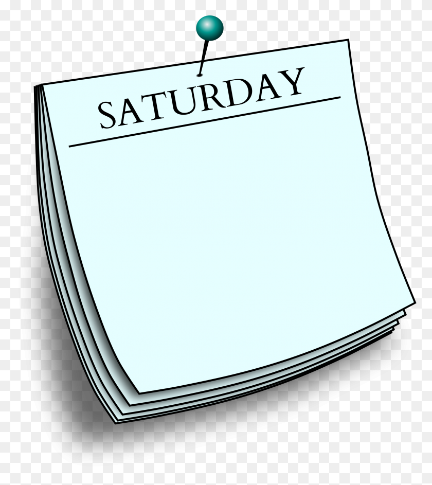 2104x2384 Daily Note - Saturday PNG