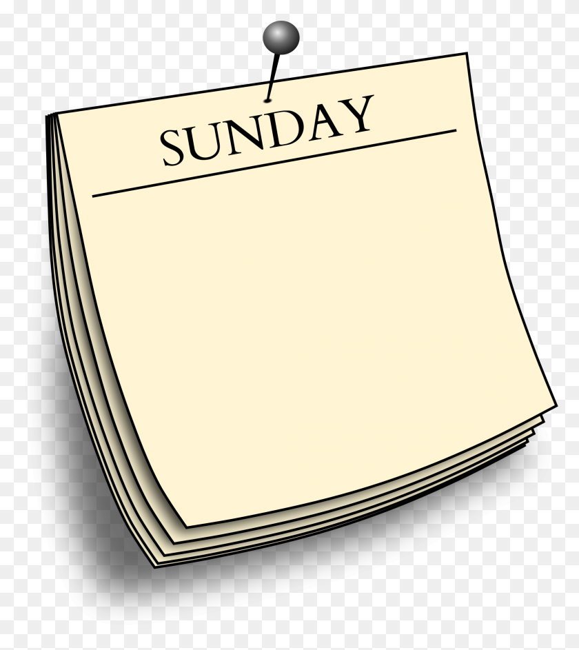 2104x2384 Daily Note - Sunday PNG