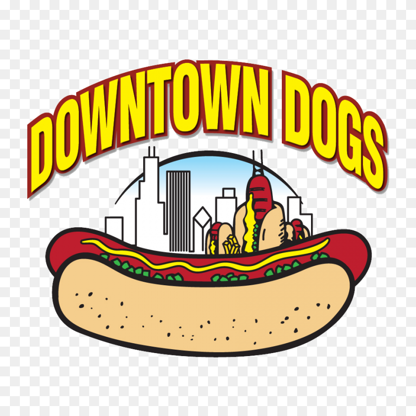 900x900 Especiales Diarios Estilo De Chicago Hot Dogs Downtown Dogs Chicago - Downtown Clipart