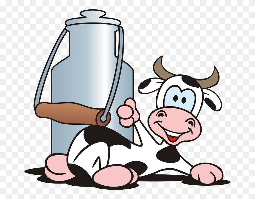 680x596 Молочный Скот Доения Картинки - Клипарт Вымени Коровы