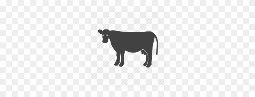 260x260 Dairy Cow Clipart - Holstein Cow Clipart