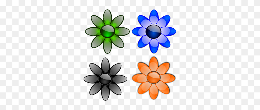 300x297 Daisy Clip Art Without A Background Color - Flower Power Clipart