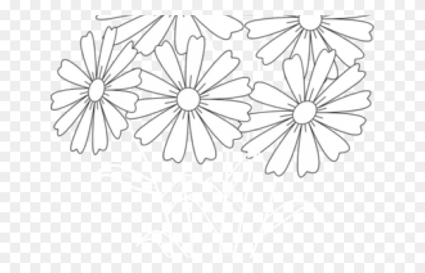 640x480 Daisy Clipart Dais - Daisy Clipart Black And White