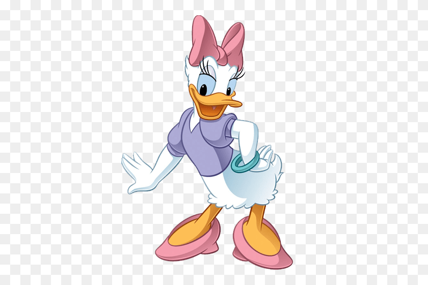 364x500 Daisy Duck - Characterization Clipart