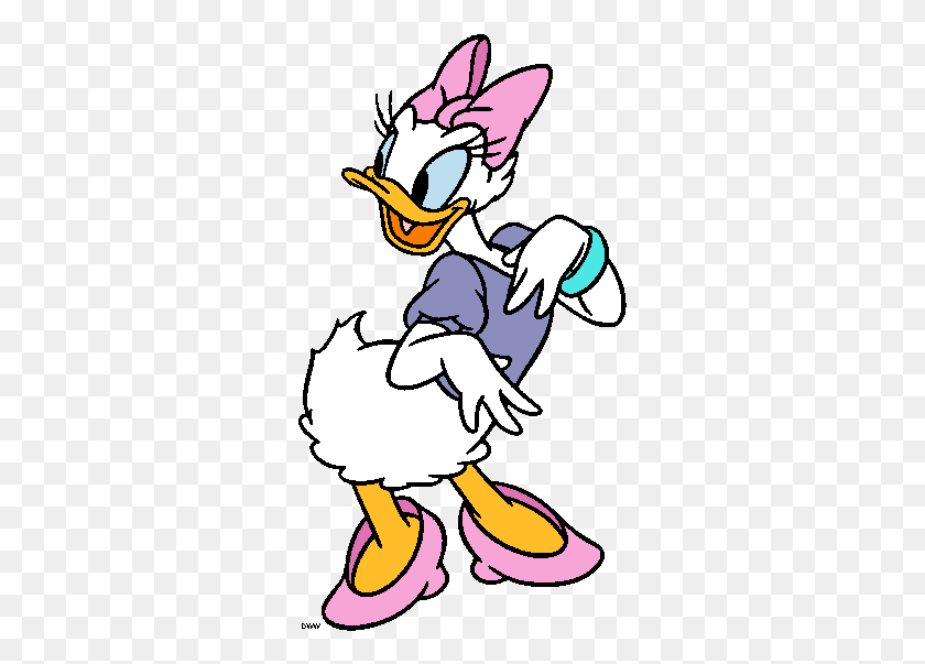 299x543 Daisy Duck Clip Art - Walt Disney PNG