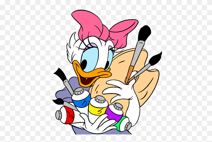 450x504 Imágenes Prediseñadas De Daisy Duck - Daisy Duck Clipart