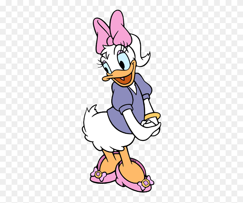 284x643 Imágenes Prediseñadas De Daisy Duck Disney Imágenes Prediseñadas En Abundancia - Daisy Duck Png