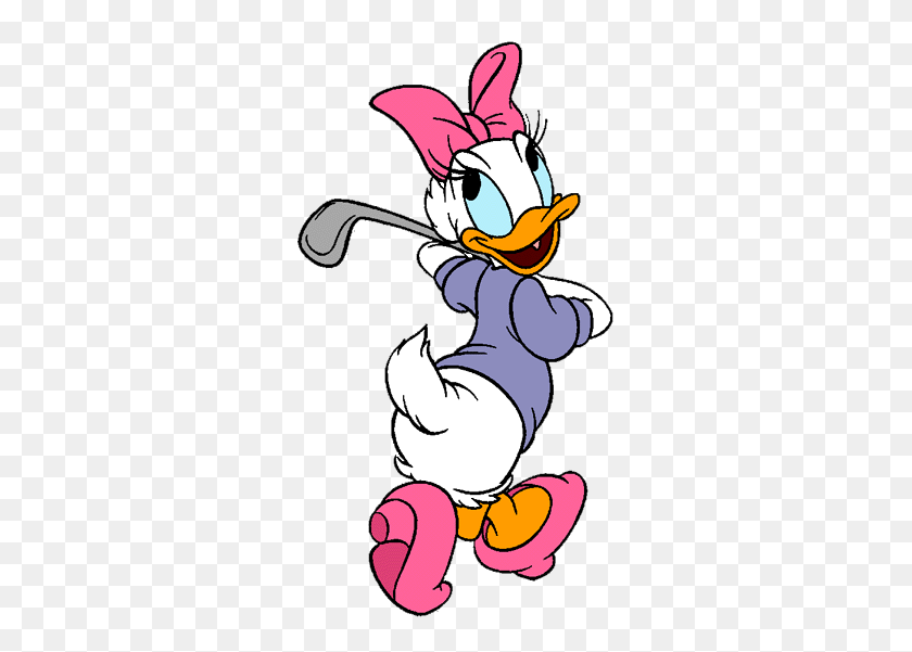 300x541 Daisy Duck Transparent Pictures - Daisy Duck PNG