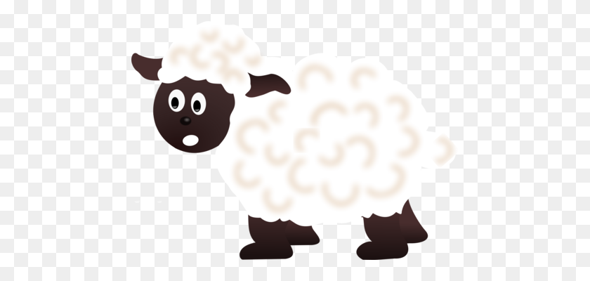 466x340 Овца Далла Мультфильм Рисование Компьютерных Иконок - Милый Ягненок Клипарт