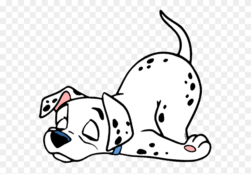 586x522 Perro Dálmata Perdita Puppy Drawing Clipart - Dog Clipart