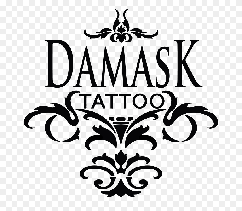 676x675 Damask Tattoo - Damask PNG