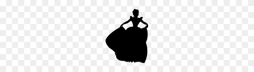 141x180 Dame, Princesse, Conte De Robe Silhouettes And Templates - Cinderella Silhouette Clipart