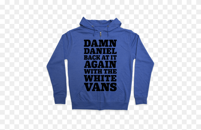 484x484 Damn Daniel Hooded Sweatshirts Lookhuman - Damn Daniel PNG