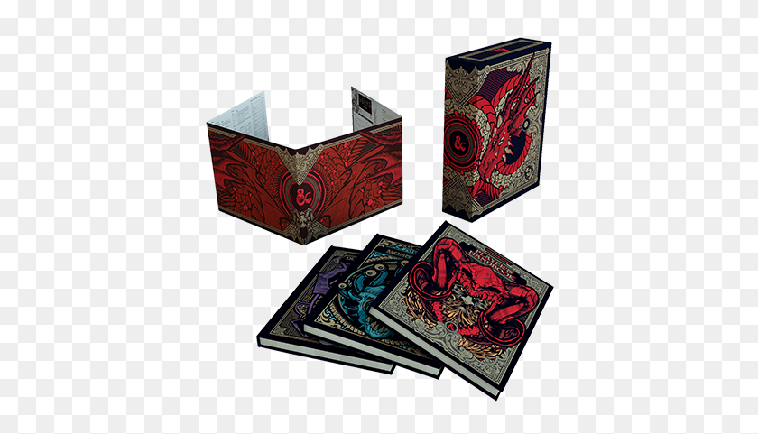 400x421 Dampd Core Rules Gift Set Dungeons Dragons - Dandd PNG