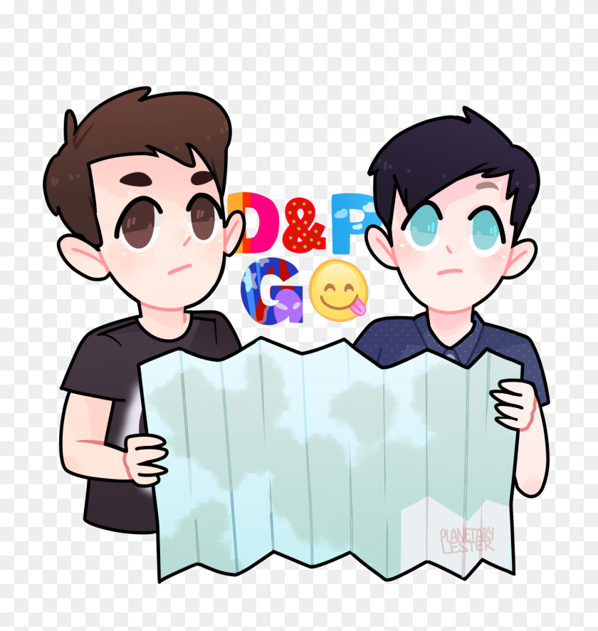 1280x1357 Dan And Phil Go Outside Make Your Own Actual Cover - Phil Lester PNG