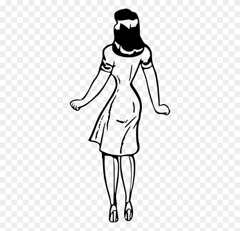 352x750 Dance Drawing Woman Silhouette Art - Woman Silhouette Clip Art
