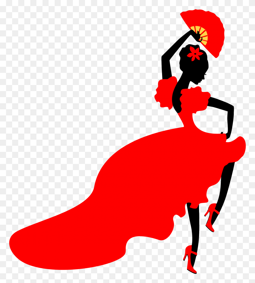 2060x2304 Dance Flamenco Silhouette Clip Art - Free Dance Clip Art