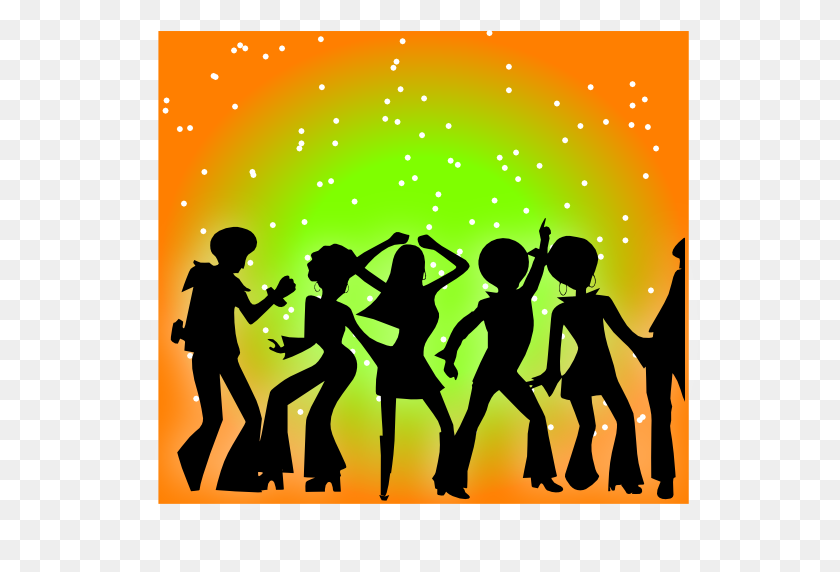 600x512 Dance Party Clip Art - Nightclub Clipart