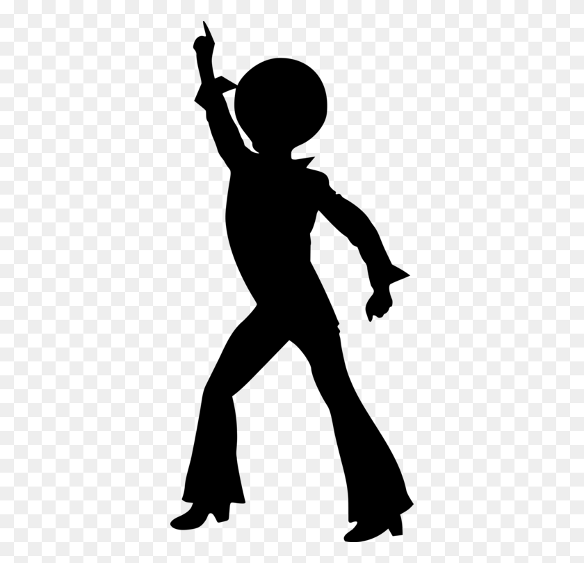 350x750 Dance Party Disco Silhouette - Party People PNG