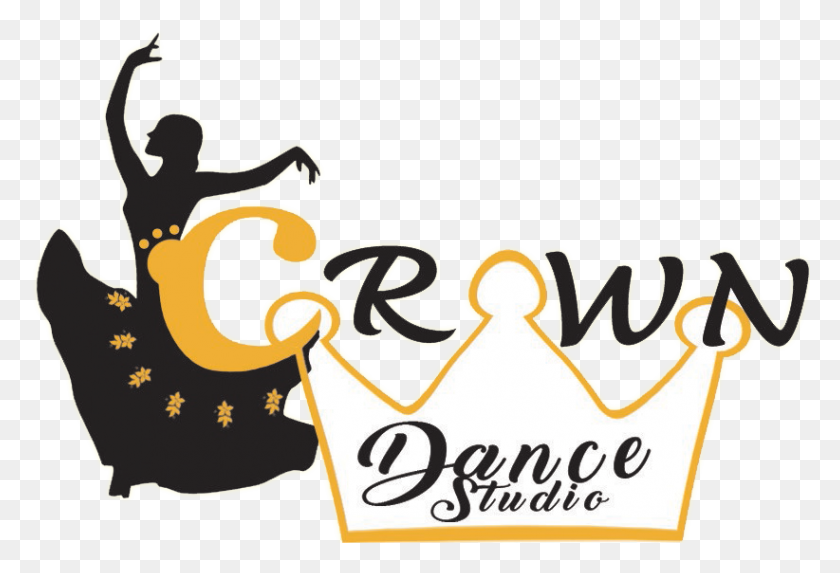 822x541 Dance Studio, Learn To Dance Fairfax, Va - Crown Logo PNG