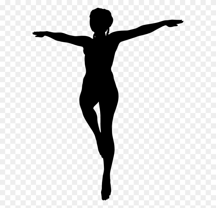 588x750 Dance Woman Silhouette Computer Icons Download - Dance Team Clipart