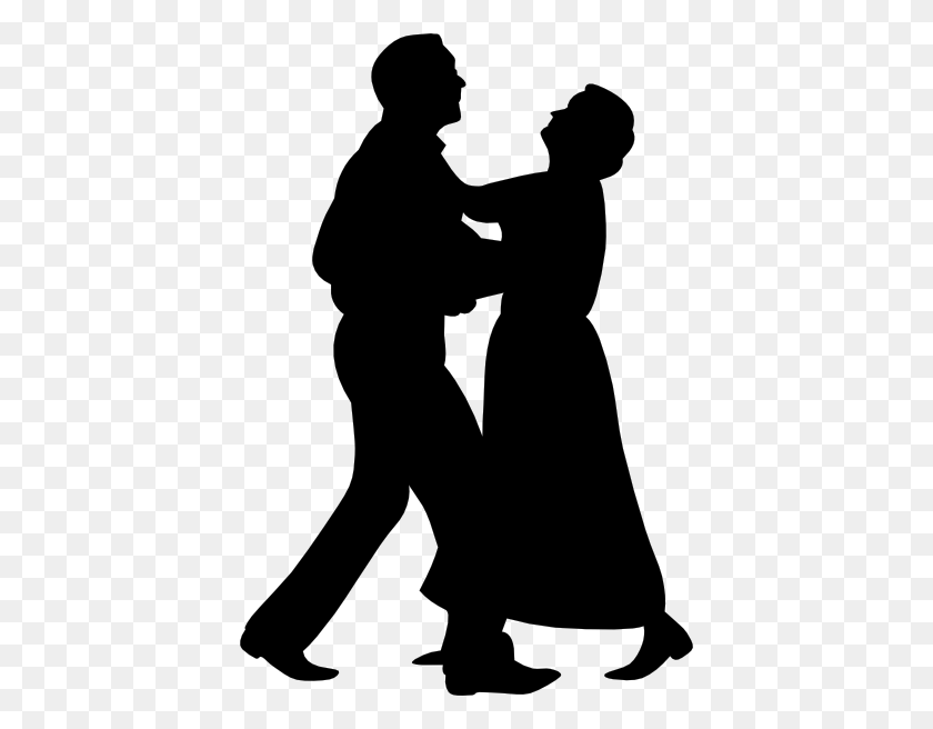 408x596 Dancing Couple Clip Art Ink Dance, Silhouette - Salsa Dance Clipart