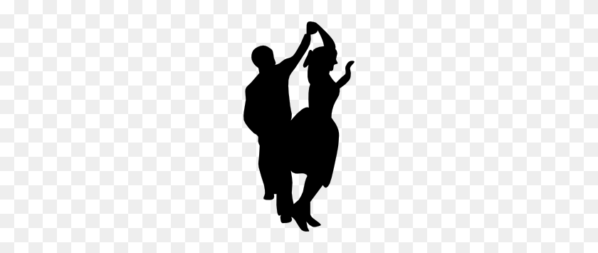 156x295 Dancing Couple Fifties Clip Art - People Dancing Clipart