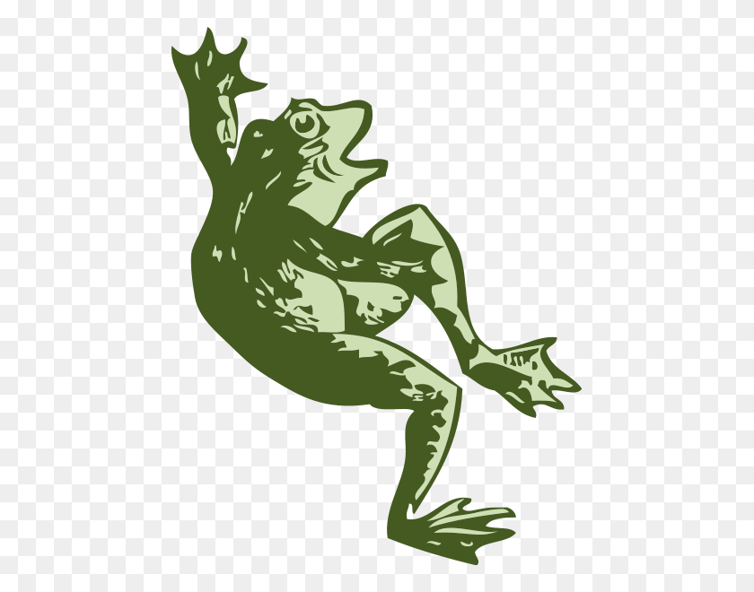 457x600 Танцующая Лягушка Png Клипарт Для Интернета - Лягушка В Png