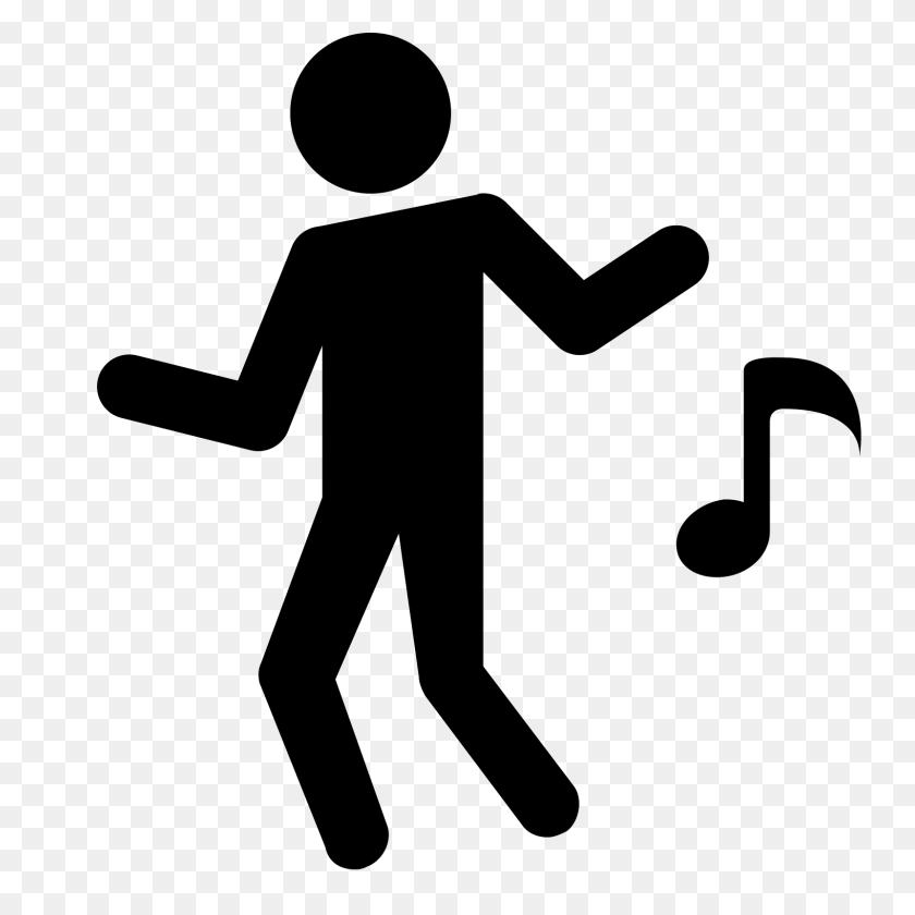 1600x1600 Dancing Icon - Person PNG