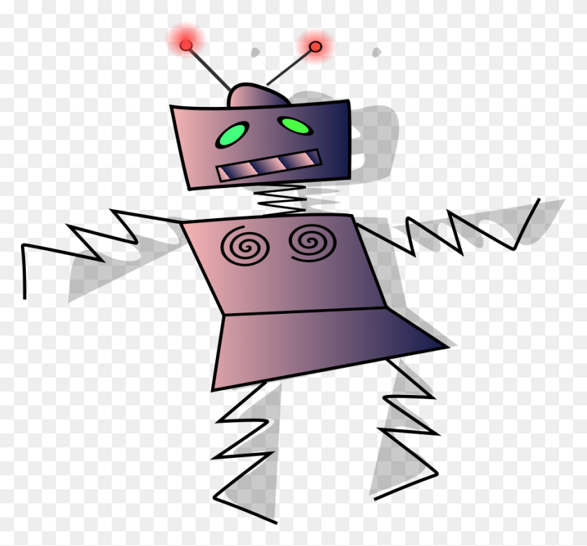 900x833 Танцующий Робот Png Картинки Для Интернета - Робот Клипарт Png