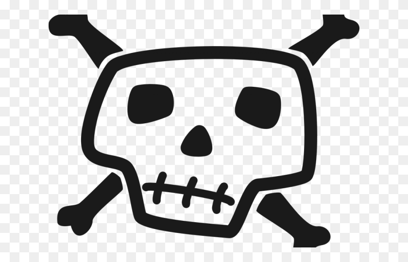 640x480 Danger Clipart Pirate Skull - Pirate Head Clipart