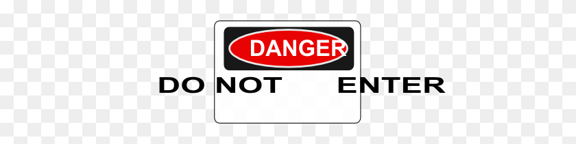 512x151 Danger Do Not Enter Clipart - Do Not Enter Clip Art