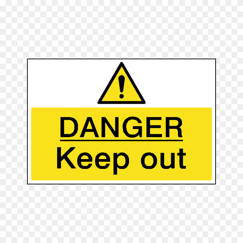 945x945 Danger Keep Out Hazard Sign Pvc Safety Signs - Danger Sign PNG