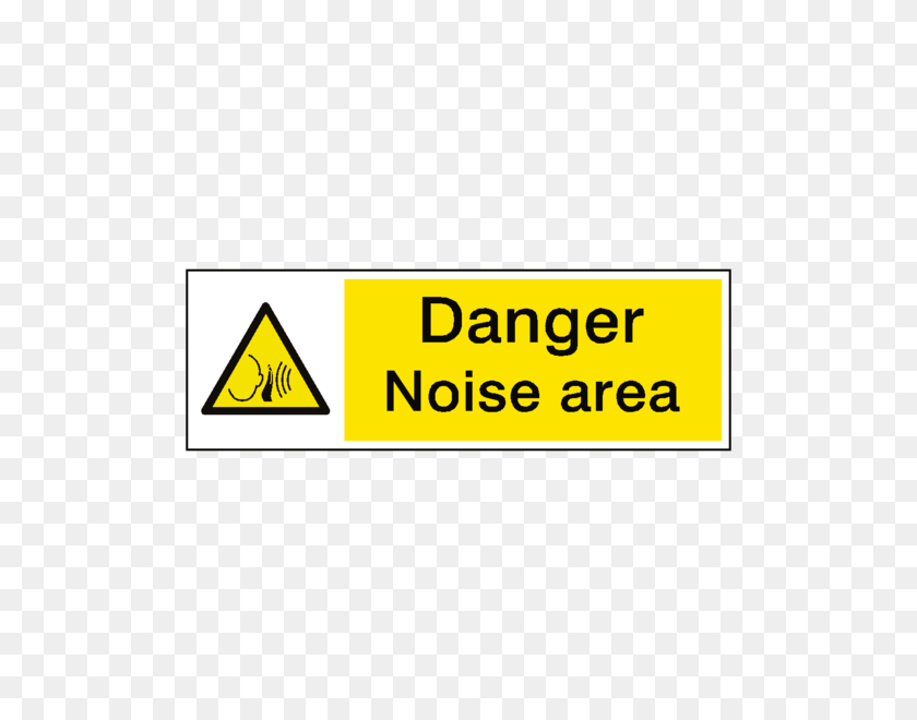 600x600 Danger Noise Area Sign Pvc Safety Signs - Danger Sign PNG