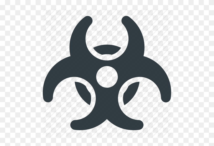 512x512 Danger, Nuclear, Radiation, Radioactivity Symbol, Toxic Icon - Radioactive Symbol PNG
