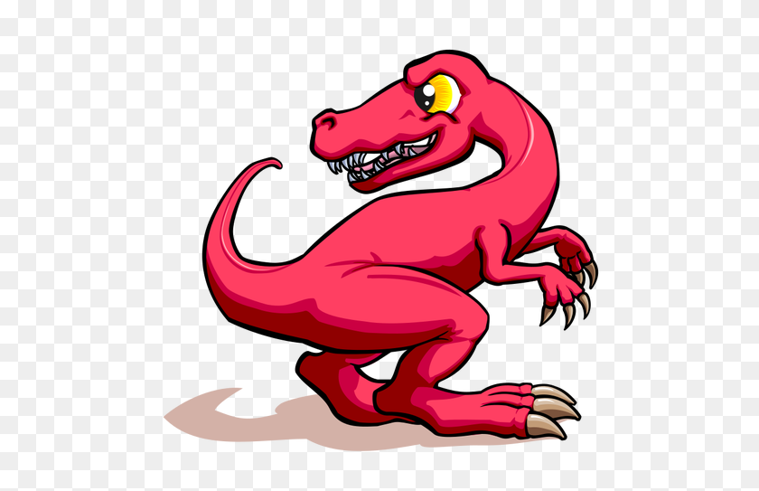 500x483 Dangerous Red Dragon - Komodo Dragon Clipart
