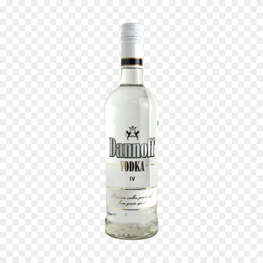 1500x1500 Dannoff Vodka - Бутылка Водки Png