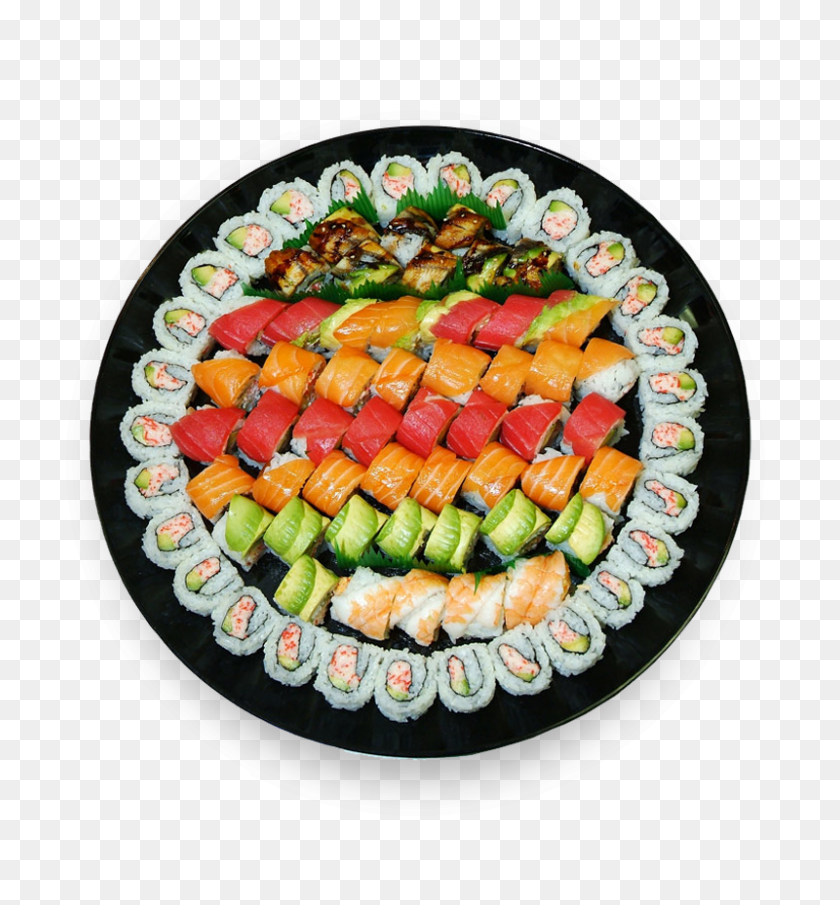 800x867 Dao Sushi Grill - Food Plate PNG