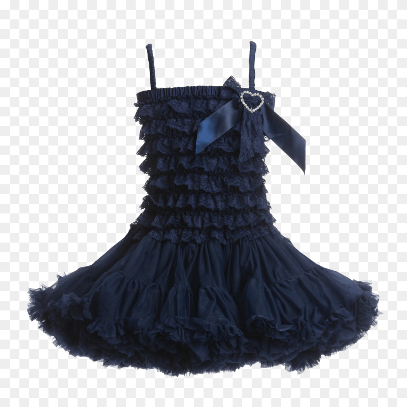1000x1000 Dark Blue Tutu Dress Transparent Image - Tutu PNG