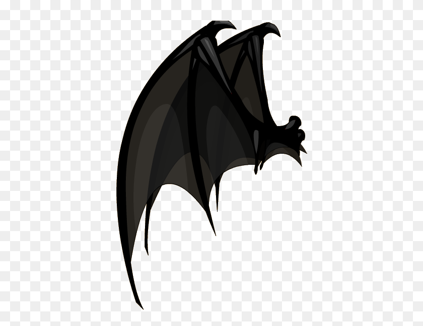 385x589 Dark Clipart Vampire Bat - Flying Bats Clipart