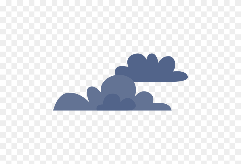 512x512 Dark Clouds Icon - Cirrus Clouds Clipart