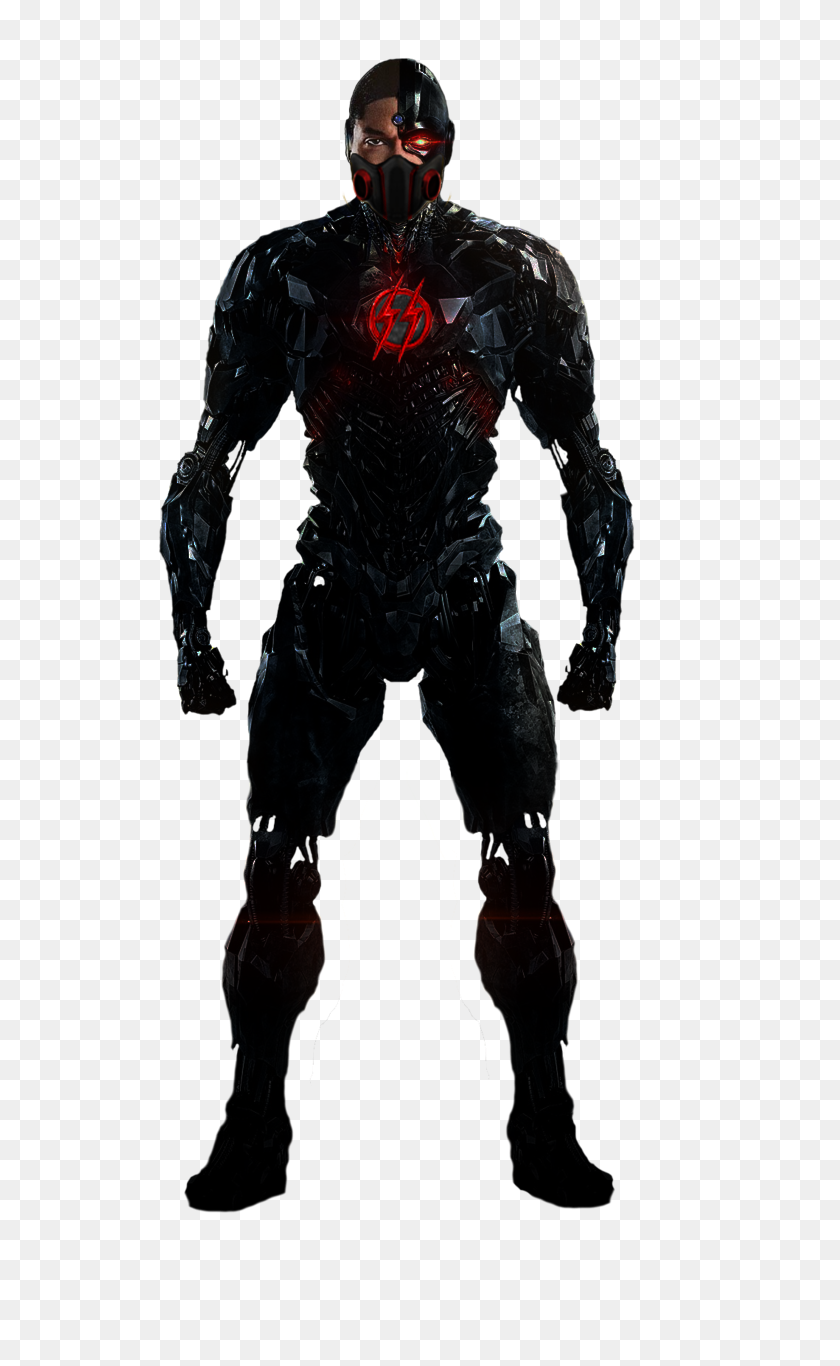 611x1306 Dark Cyborg - Cyborg PNG